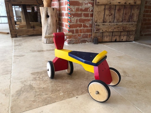 childs wooden trike